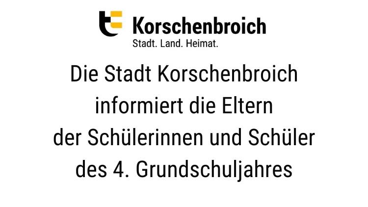 Informationen der Stadt Korschenbroich