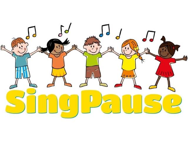 Gemeinsames Singen während der SingPause